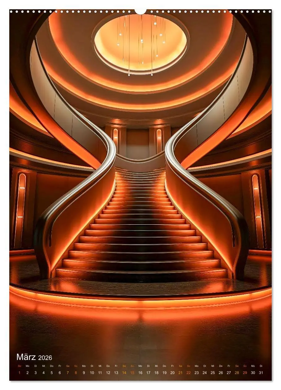 Bild: 9783516307665 | Treppen Architektur (hochwertiger Premium Wandkalender 2026 DIN A2...