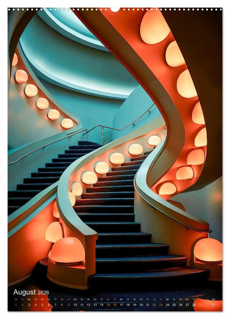 Bild: 9783516307665 | Treppen Architektur (hochwertiger Premium Wandkalender 2026 DIN A2...