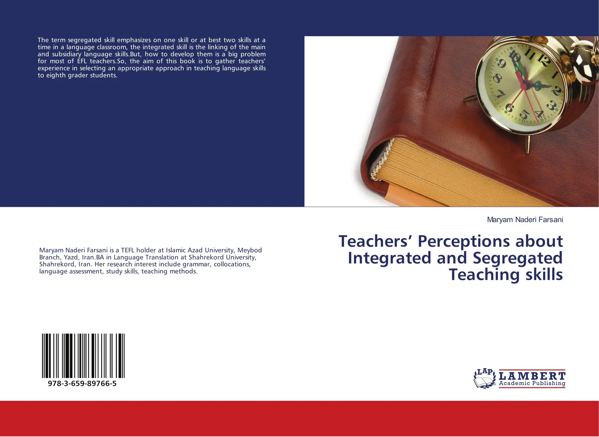 Cover: 9783659897665 | Teachers¿ Perceptions about Integrated and Segregated Teaching skills