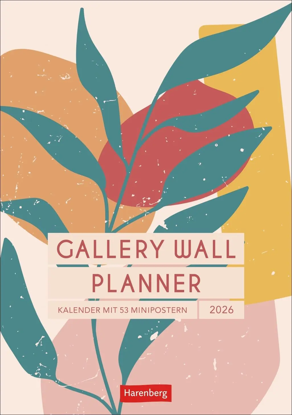 Cover: 9783840037665 | Gallery Wall Planner Wochenplaner 2026 - Kalender mit 53 Minipostern