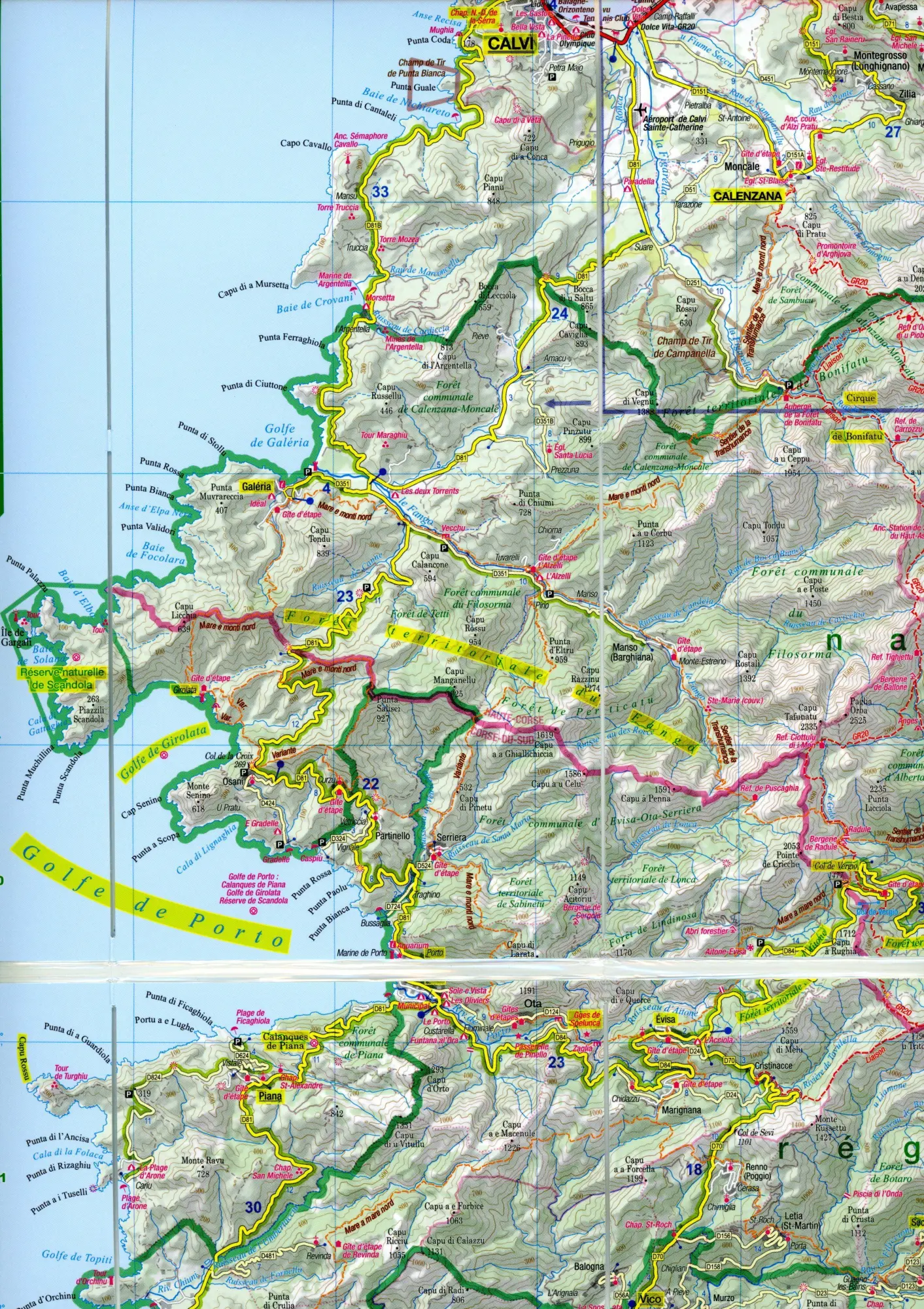 Bild: 9783939997665 | MoTourMaps Korsika Auto- und Motorradkarte 1:150.000 | MoTourMedia