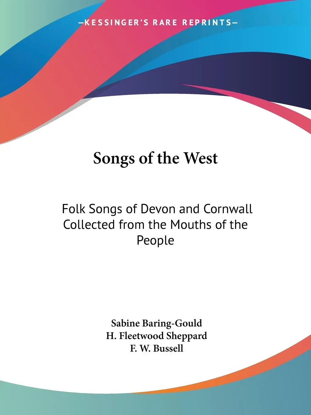Cover: 9781428627765 | Songs of the West | Sabine Baring-Gould (u. a.) | Taschenbuch | 2006