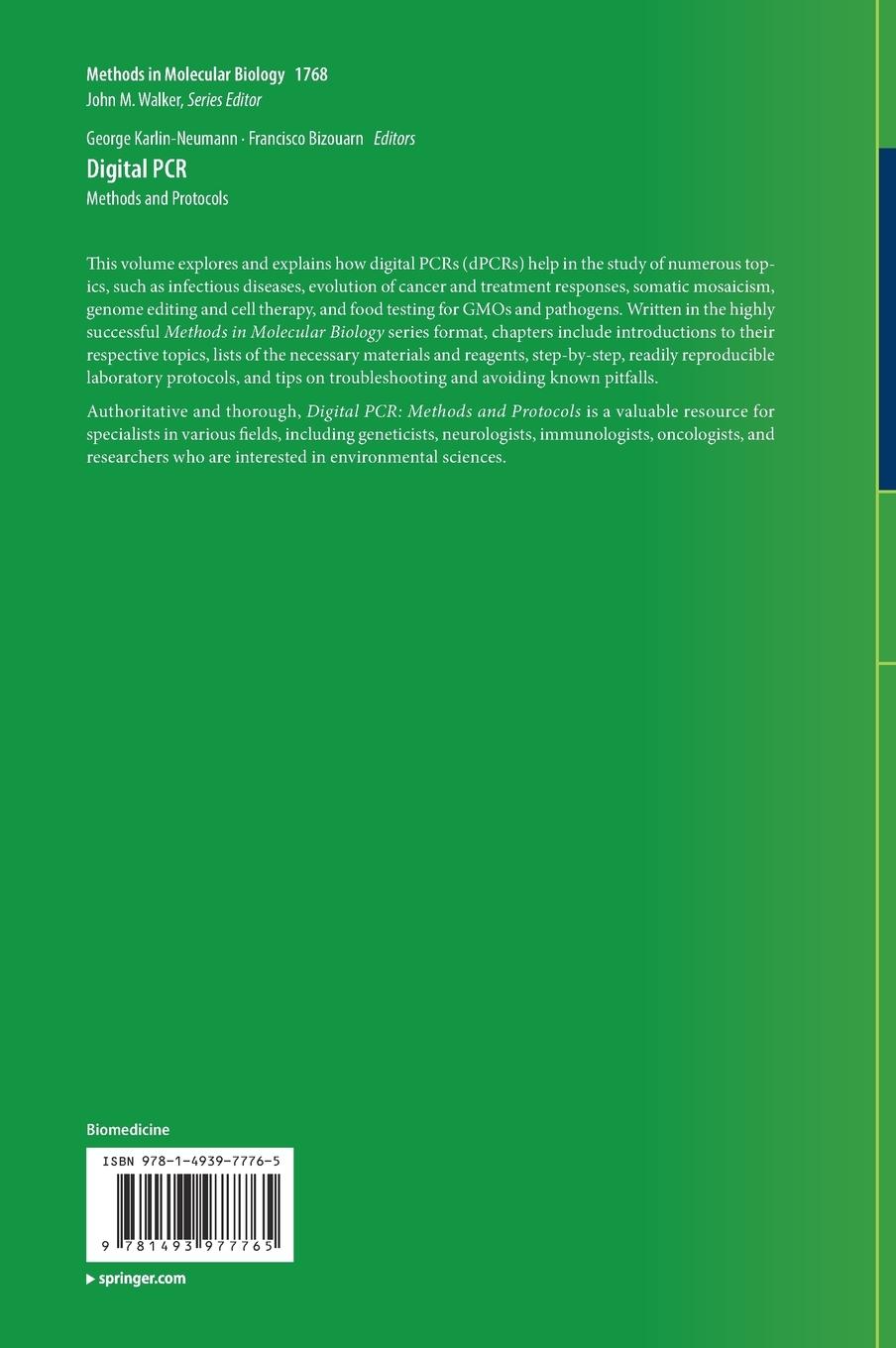 Rückseite: 9781493977765 | Digital PCR | Methods and Protocols | Francisco Bizouarn (u. a.) | xv