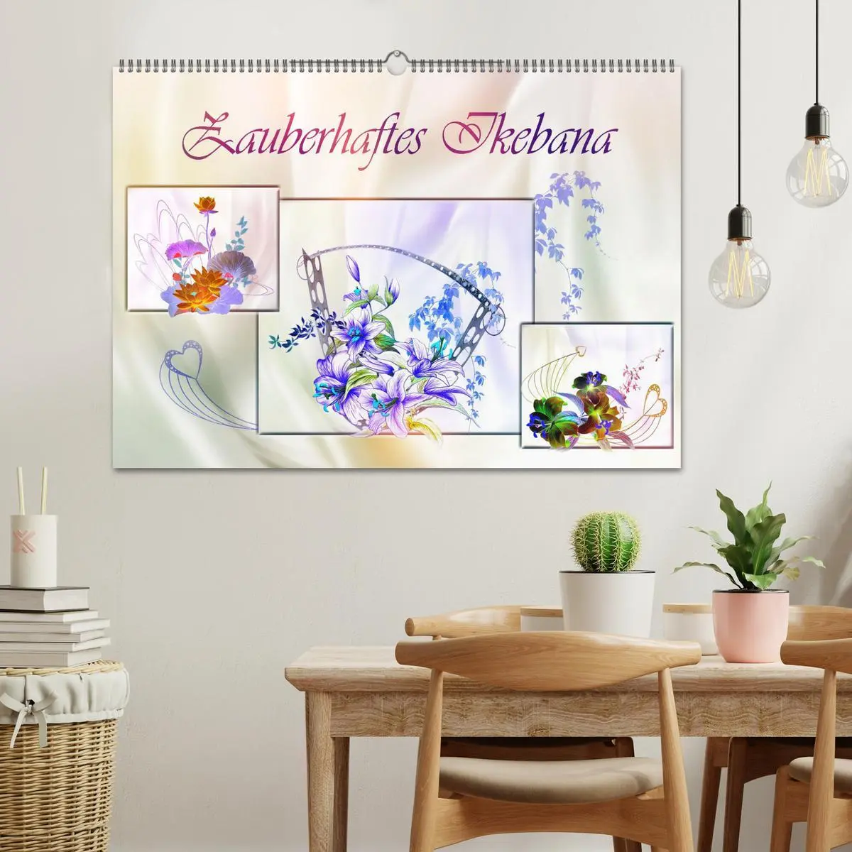Bild: 9783457827765 | Zauberhaftes Ikebana (Wandkalender 2026 DIN A2 quer), CALVENDO...