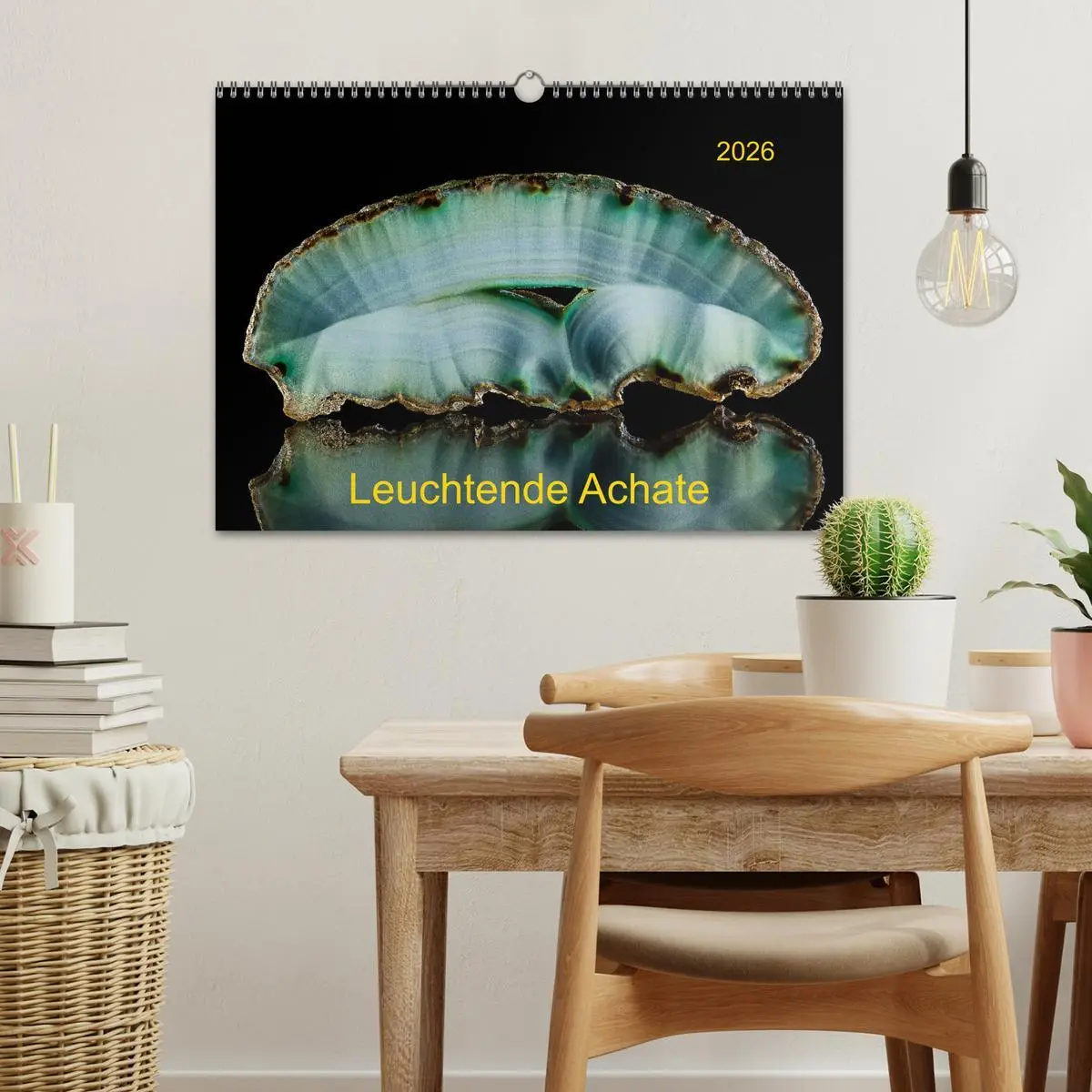 Bild: 9783516087765 | Leuchtende Achate (Wandkalender 2026 DIN A3 quer), CALVENDO...