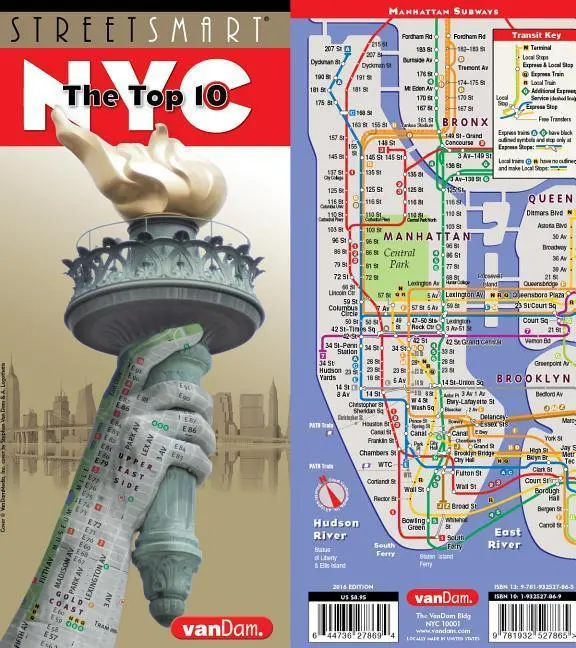Cover: 9781932527865 | MAP-STREETSMART NYC TOP 10 MAP | Stephan Van Dam | (Land-)Karte | 2016