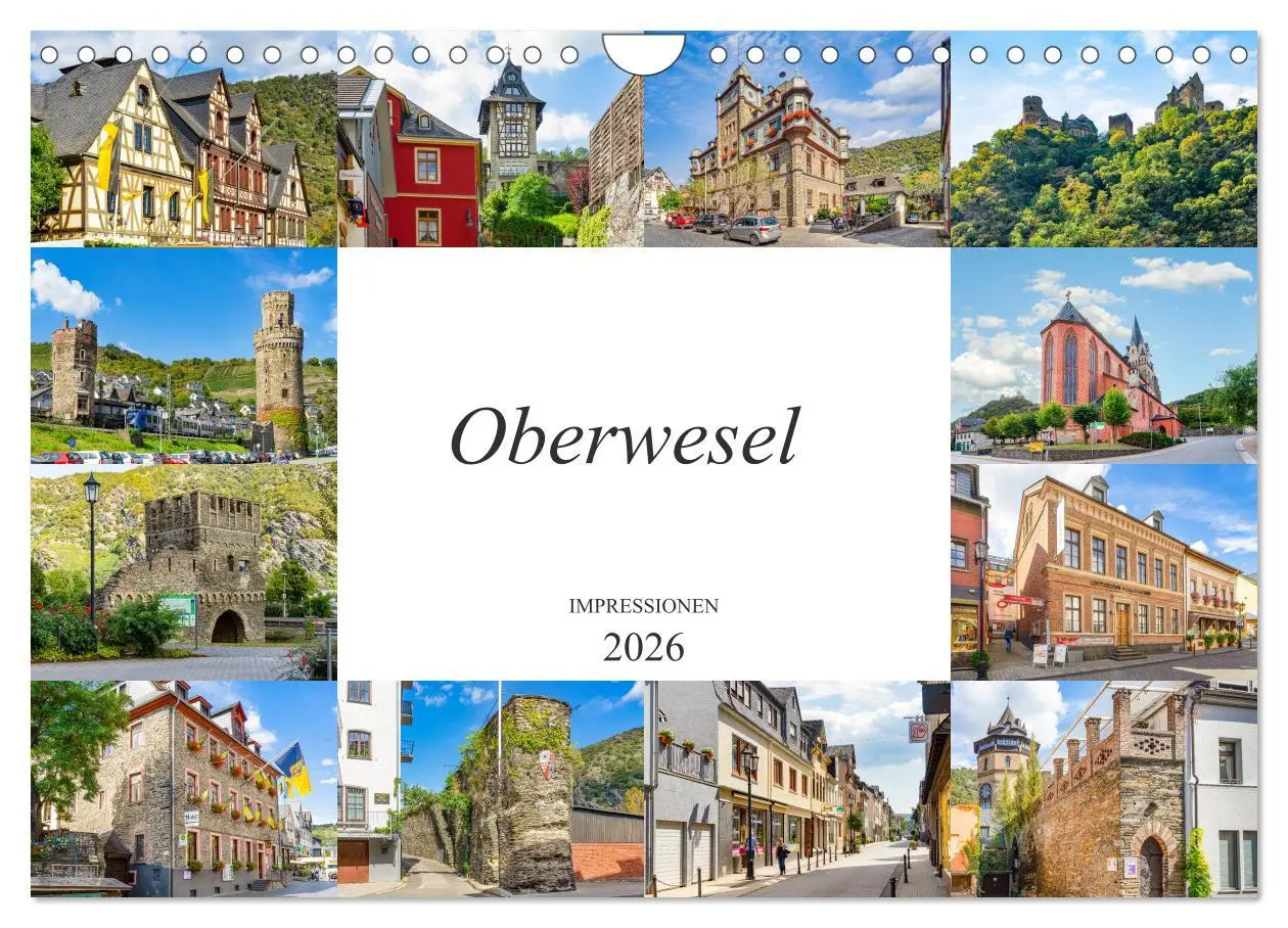 Cover: 9783457747865 | Oberwesel Impressionen (Wandkalender 2026 DIN A4 quer), CALVENDO...