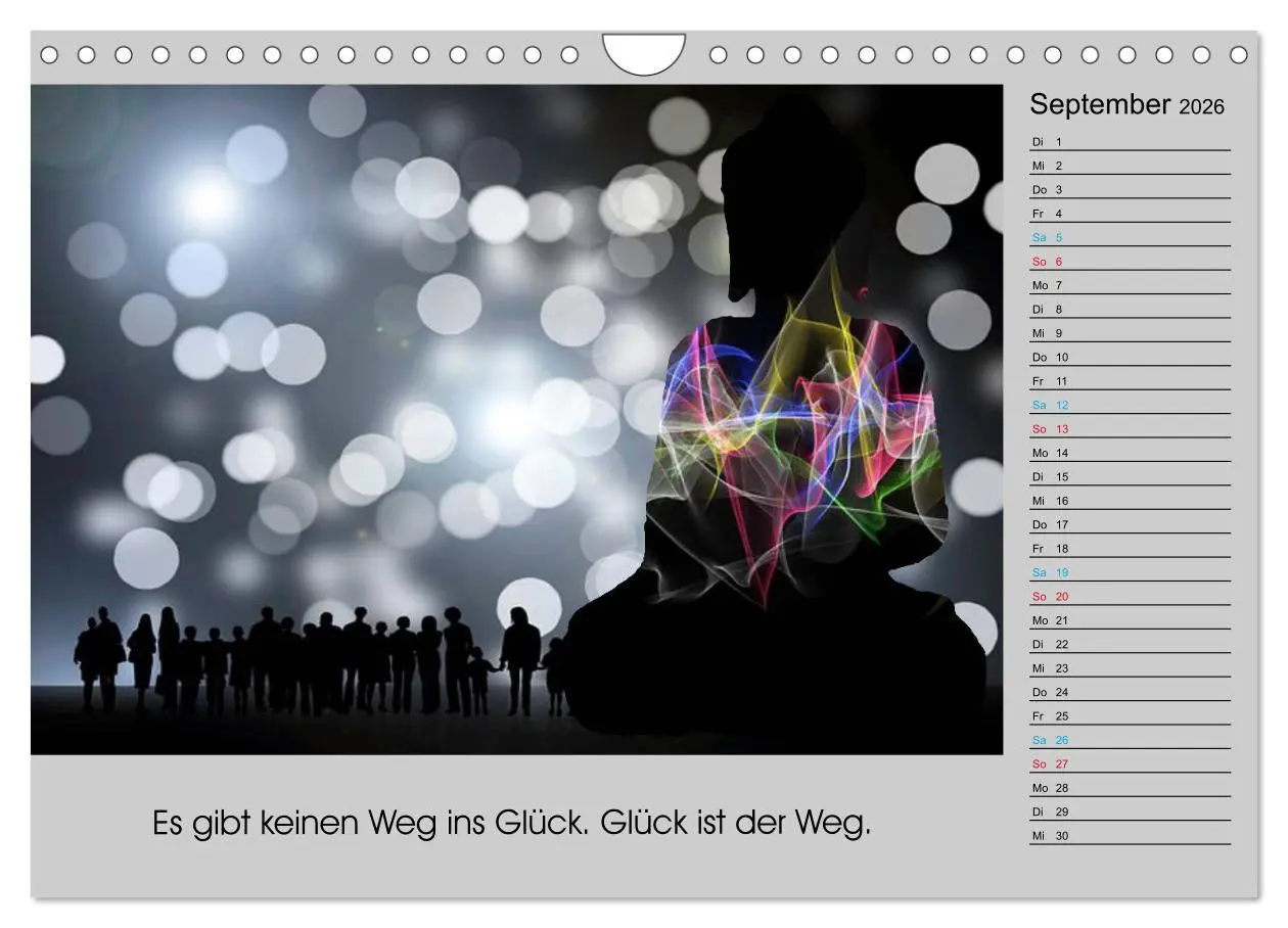 Bild: 9783457817865 | Lebenskraft Buddha (Wandkalender 2026 DIN A4 quer), CALVENDO...