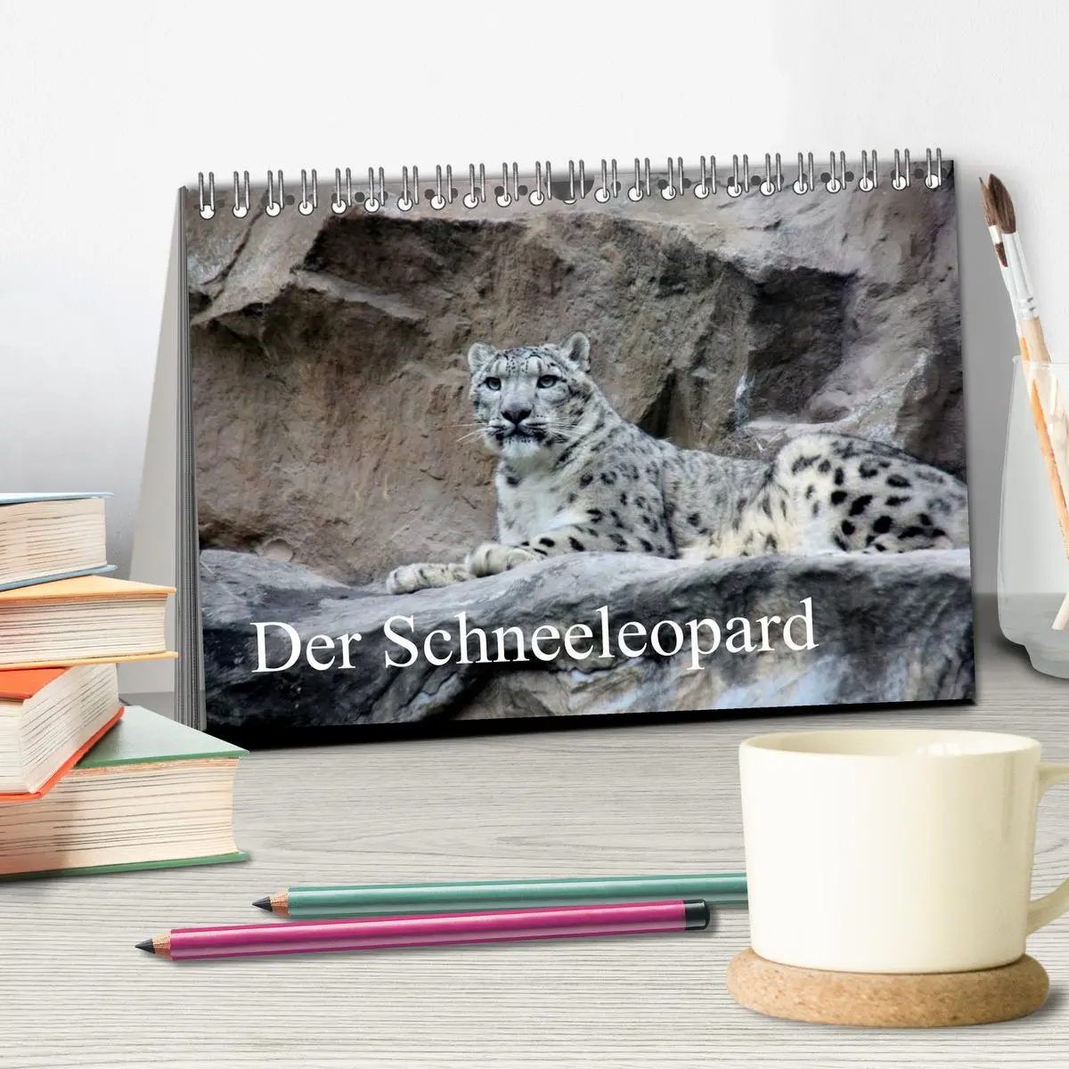 Bild: 9783516147865 | Der Schneeleopard (Tischkalender 2026 DIN A5 quer), CALVENDO...