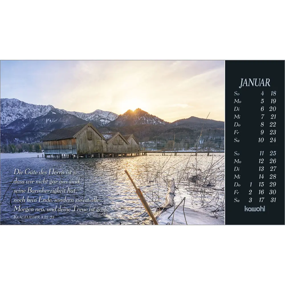 Bild: 9783754817865 | Sehnsucht nach Unendlichkeit 2026 | Panorama-Postkarten-Kalender
