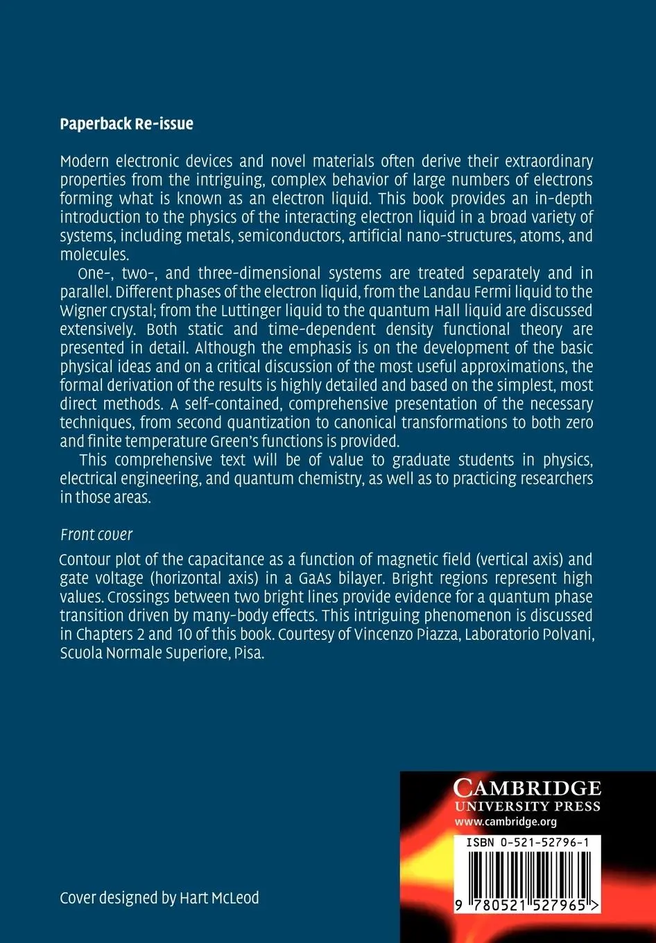 Rückseite: 9780521527965 | Quantum Theory of the Electron Liquid | Gabriele F. Giuliani (u. a.)