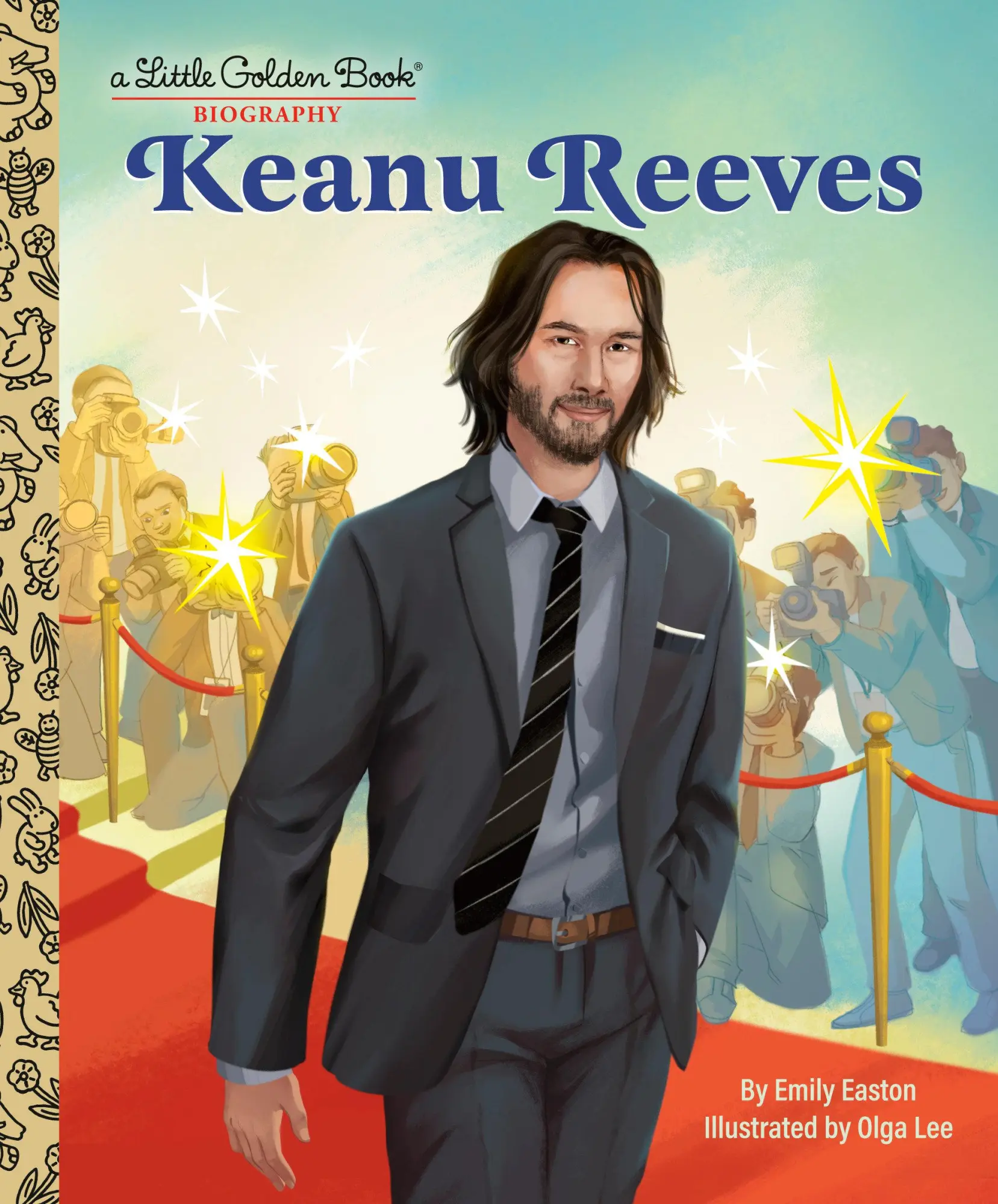 Cover: 9780593807965 | Keanu Reeves: A Little Golden Book Biography | Emily Easton | Buch