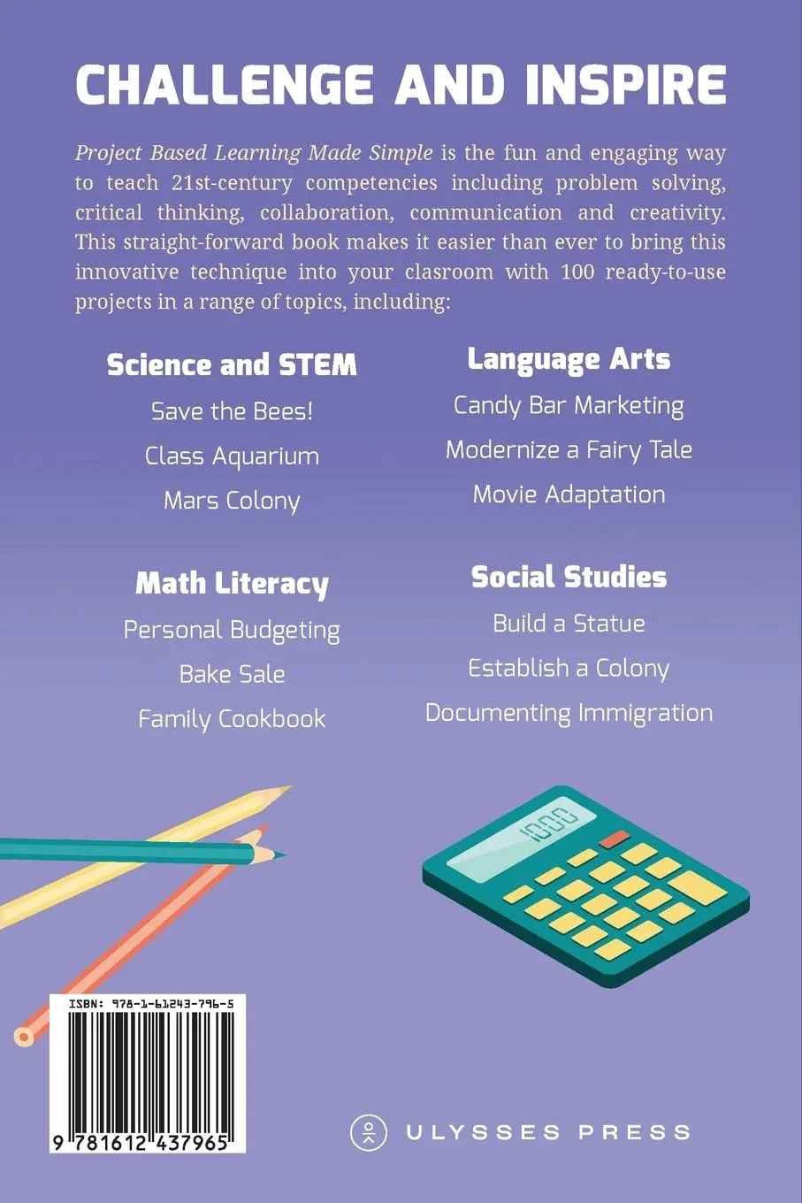 Rückseite: 9781612437965 | Project Based Learning Made Simple | April Smith | Taschenbuch | 2018