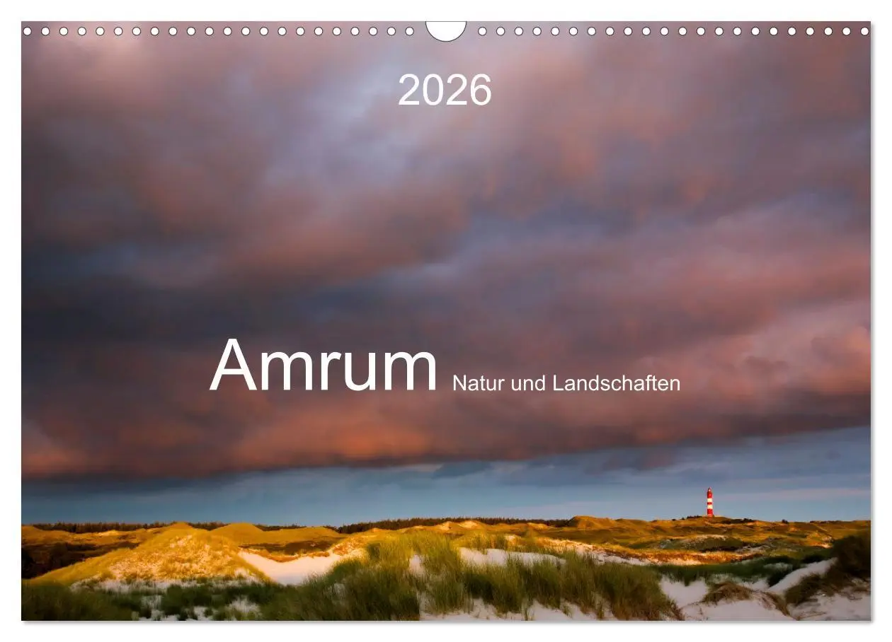 Cover: 9783516067965 | Amrum. Natur und Landschaften (Wandkalender 2026 DIN A3 quer),...