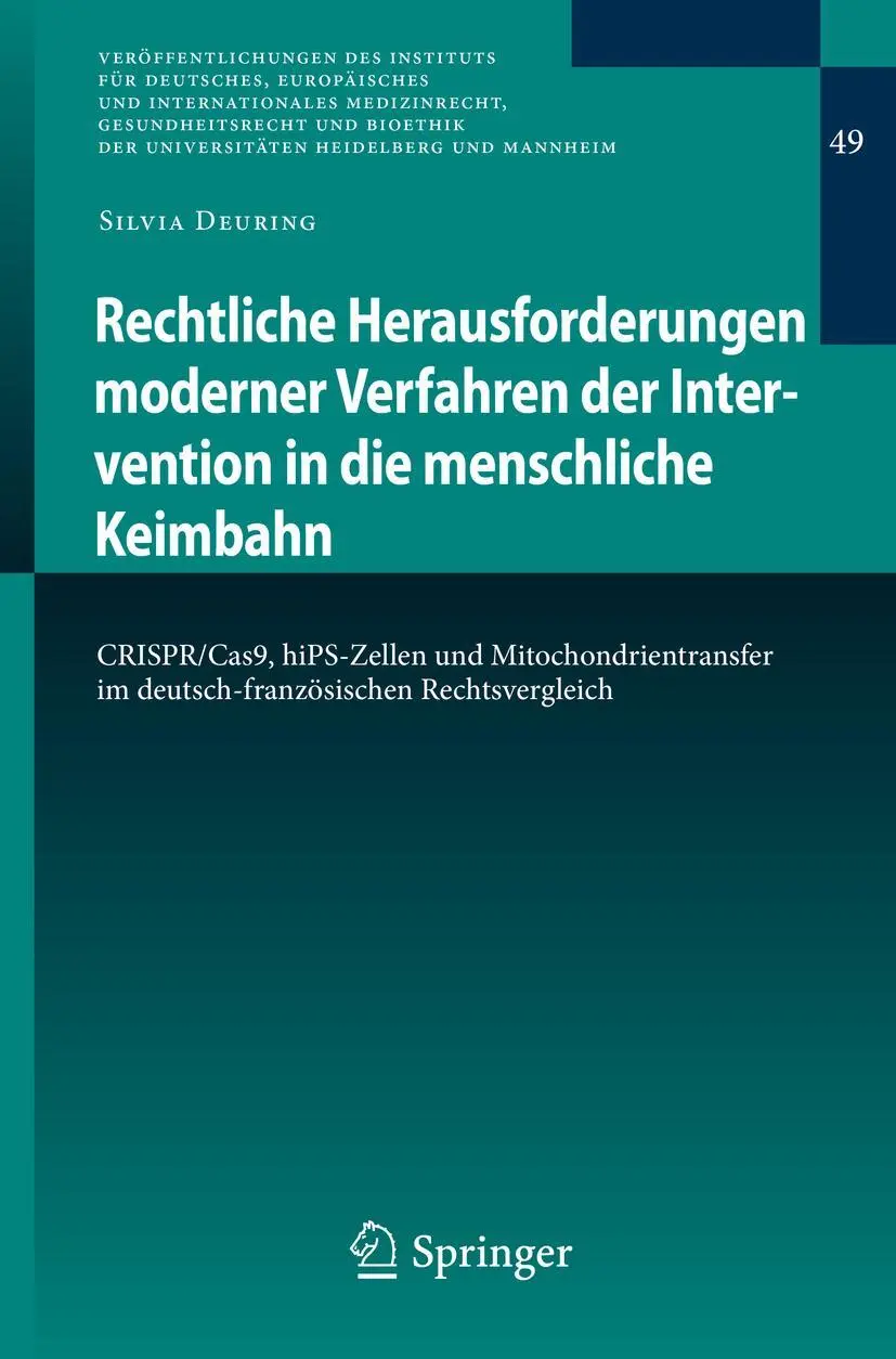 Cover: 9783662597965 | Rechtliche Herausforderungen moderner Verfahren der Intervention in...