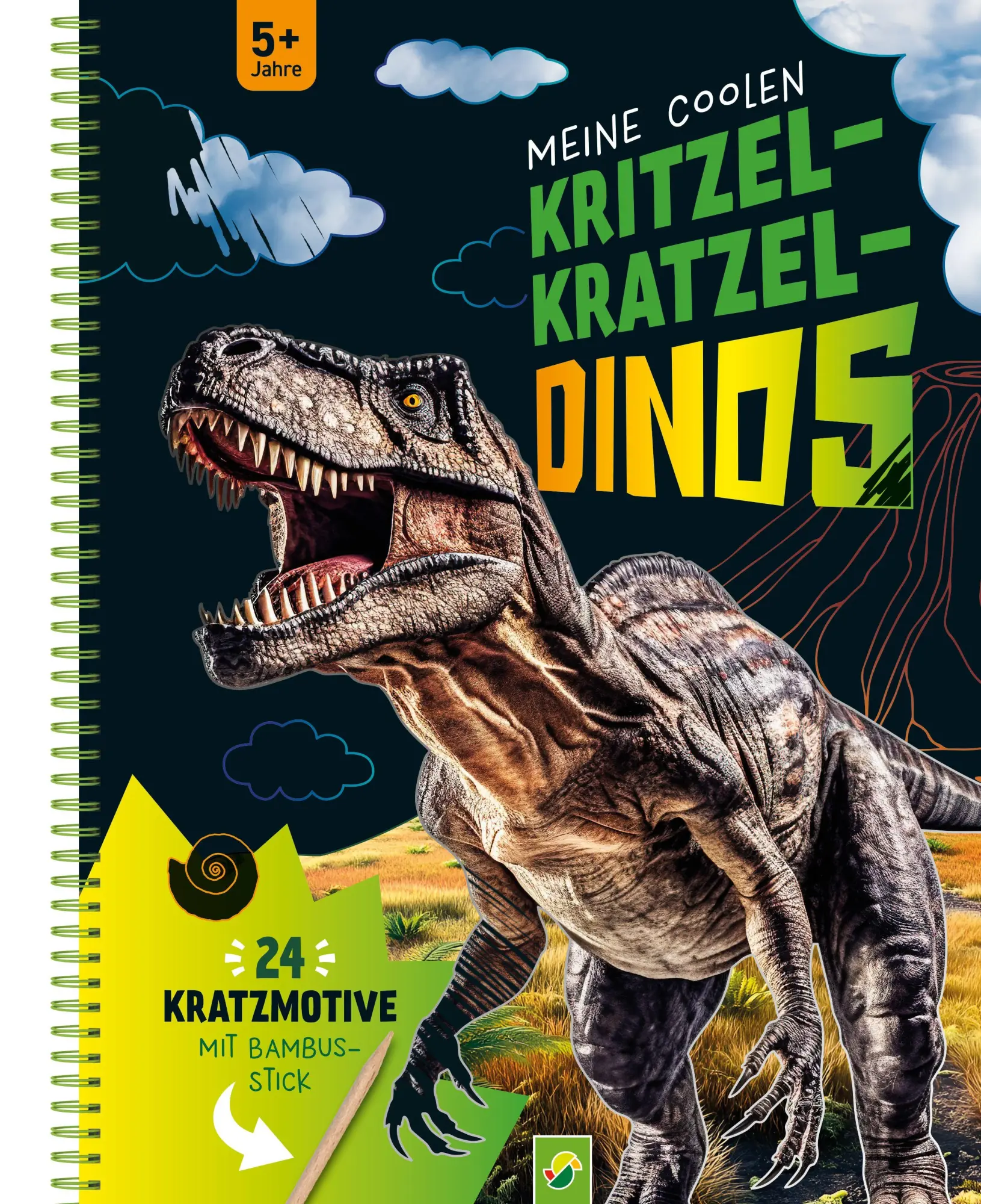 Cover: 9783849947965 | Meine coolen Kritzel-Kratzel-Dinos | Schwager &amp; Steinlein Verlag