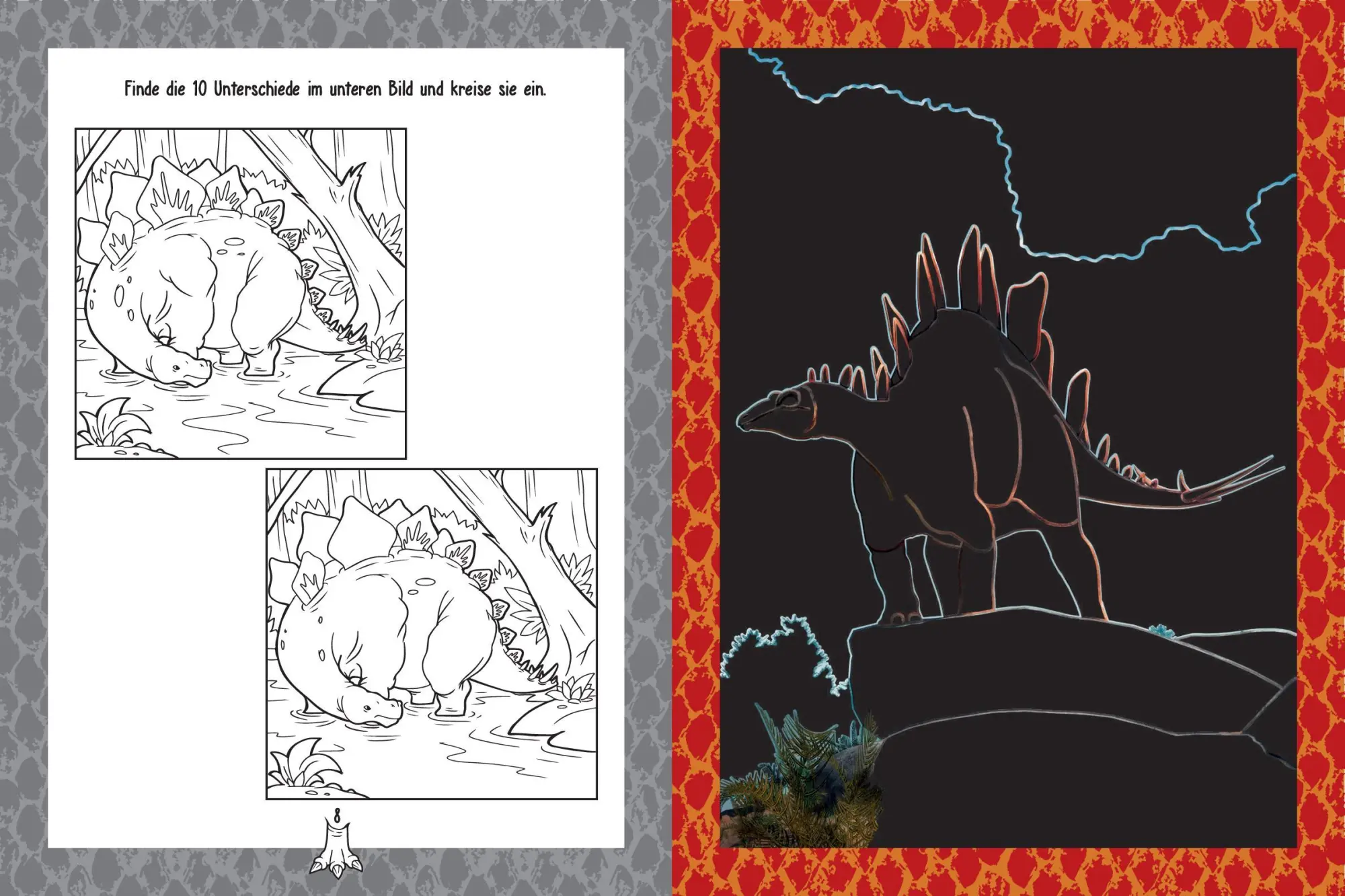 Bild: 9783849947965 | Meine coolen Kritzel-Kratzel-Dinos | Schwager &amp; Steinlein Verlag