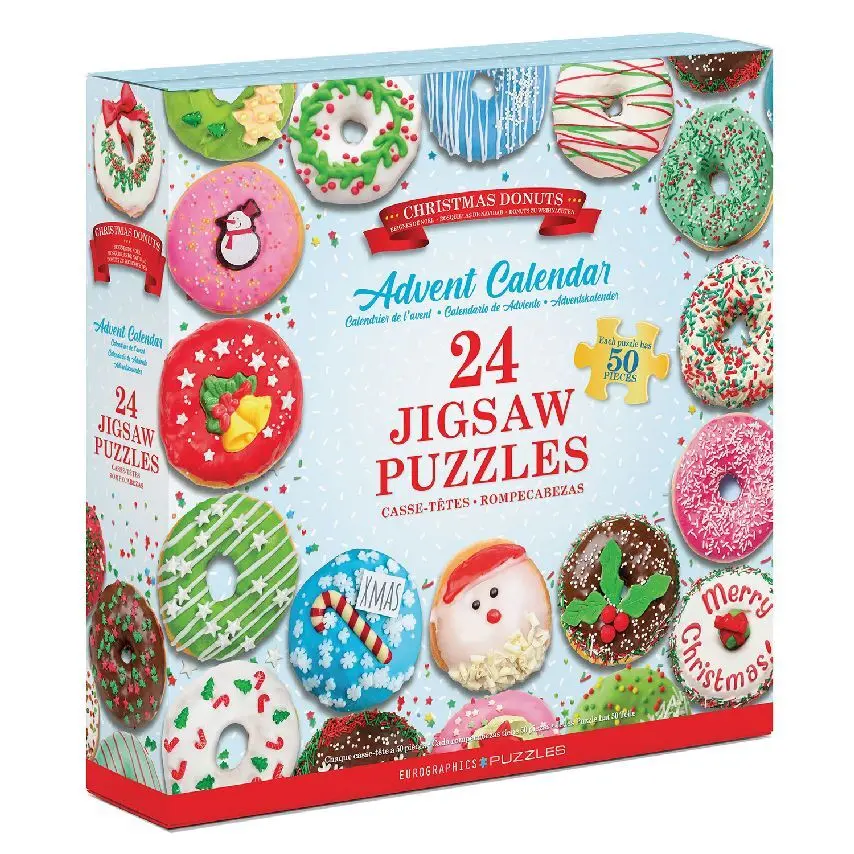 Cover: 628136658065 | Puzzle Adventskalender - Christmas Donuts | Spiel | 9924-5806 | 2024