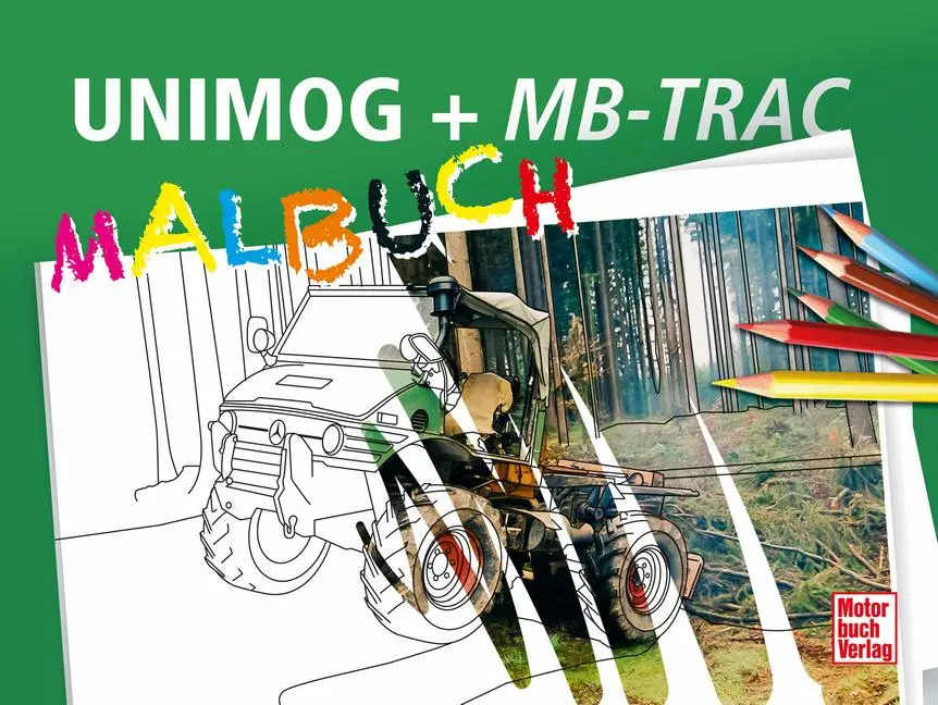 Cover: 9783613048065 | UNIMOG + MB-trac Malbuch | Taschenbuch | 64 S. | Deutsch | 2025