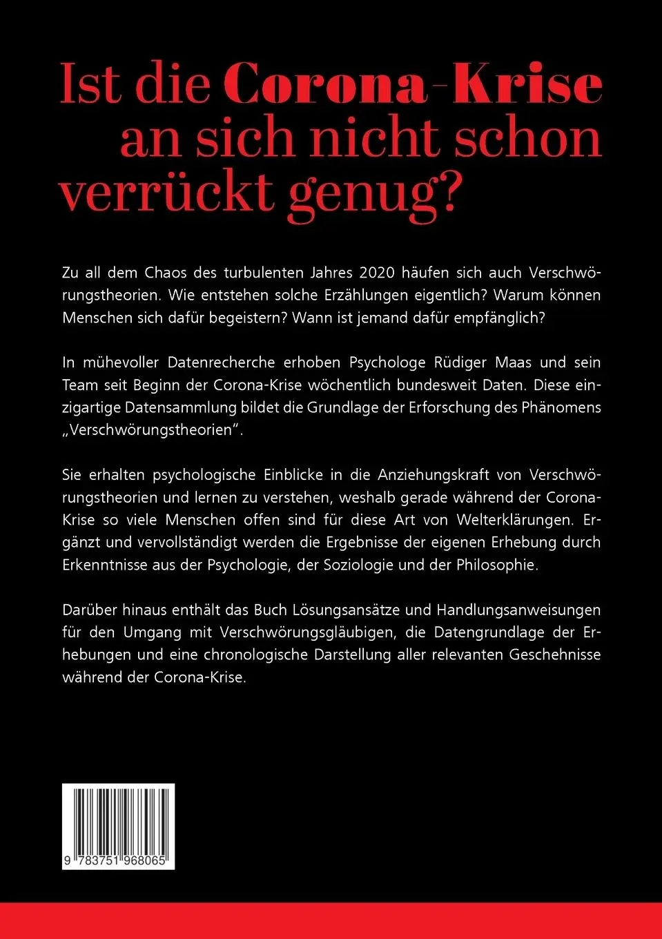 Rückseite: 9783751968065 | Was hat Bill Gates mit Corona zu tun? | Rüdiger Maas | Taschenbuch
