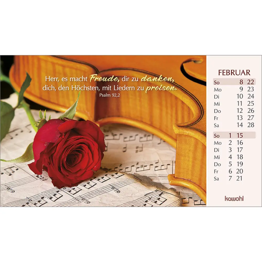 Bild: 9783754868065 | Heute und morgen bin ich geborgen 2026 | Kalender | Spiralbindung
