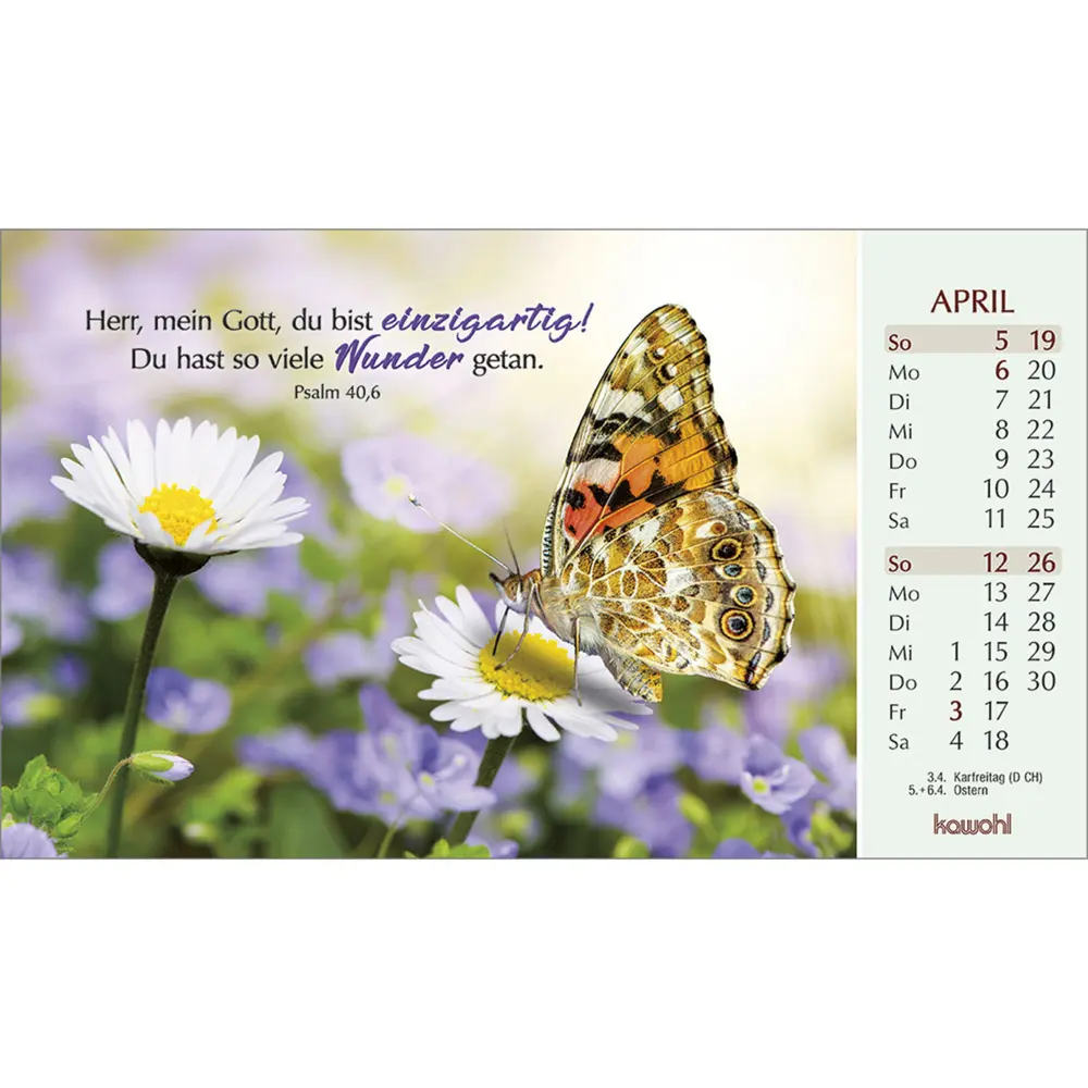 Bild: 9783754868065 | Heute und morgen bin ich geborgen 2026 | Kalender | Spiralbindung