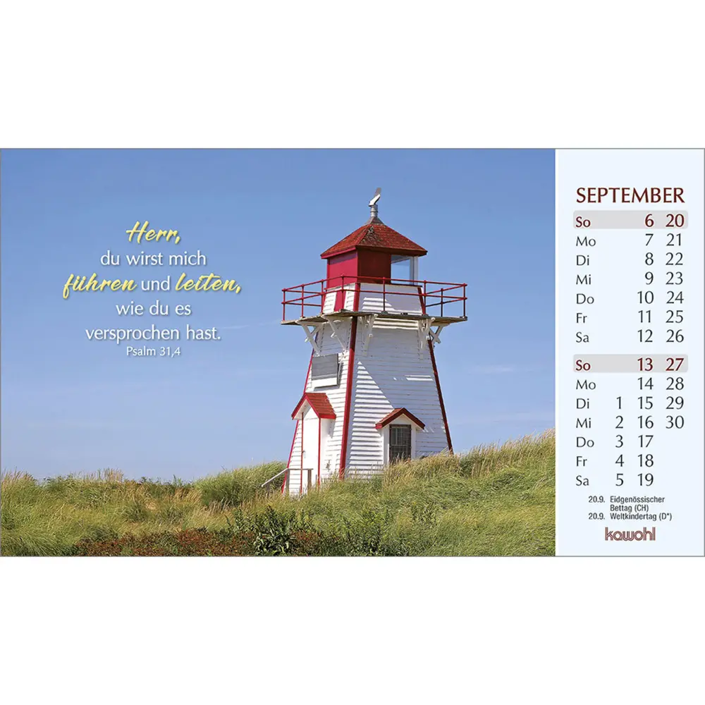 Bild: 9783754868065 | Heute und morgen bin ich geborgen 2026 | Kalender | Spiralbindung