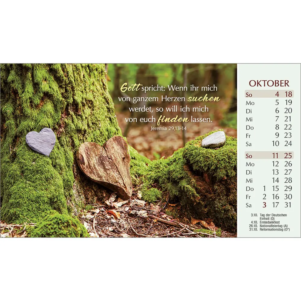 Bild: 9783754868065 | Heute und morgen bin ich geborgen 2026 | Kalender | Spiralbindung