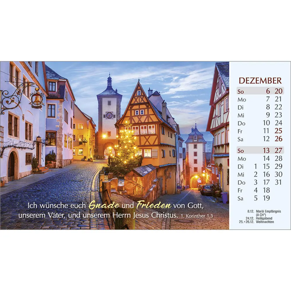 Bild: 9783754868065 | Heute und morgen bin ich geborgen 2026 | Kalender | Spiralbindung
