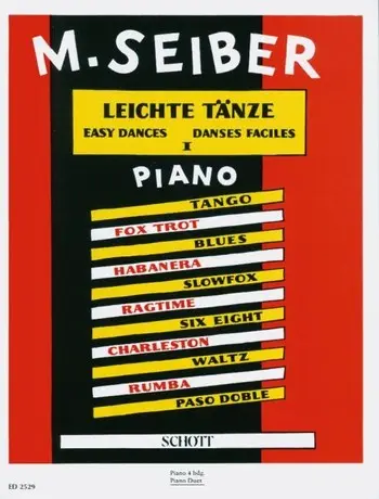 Cover: 9790001038065 | Leichte Tanze 1 | Mátyás Seiber | Buch | Deutsch | 1986 | Schott Music