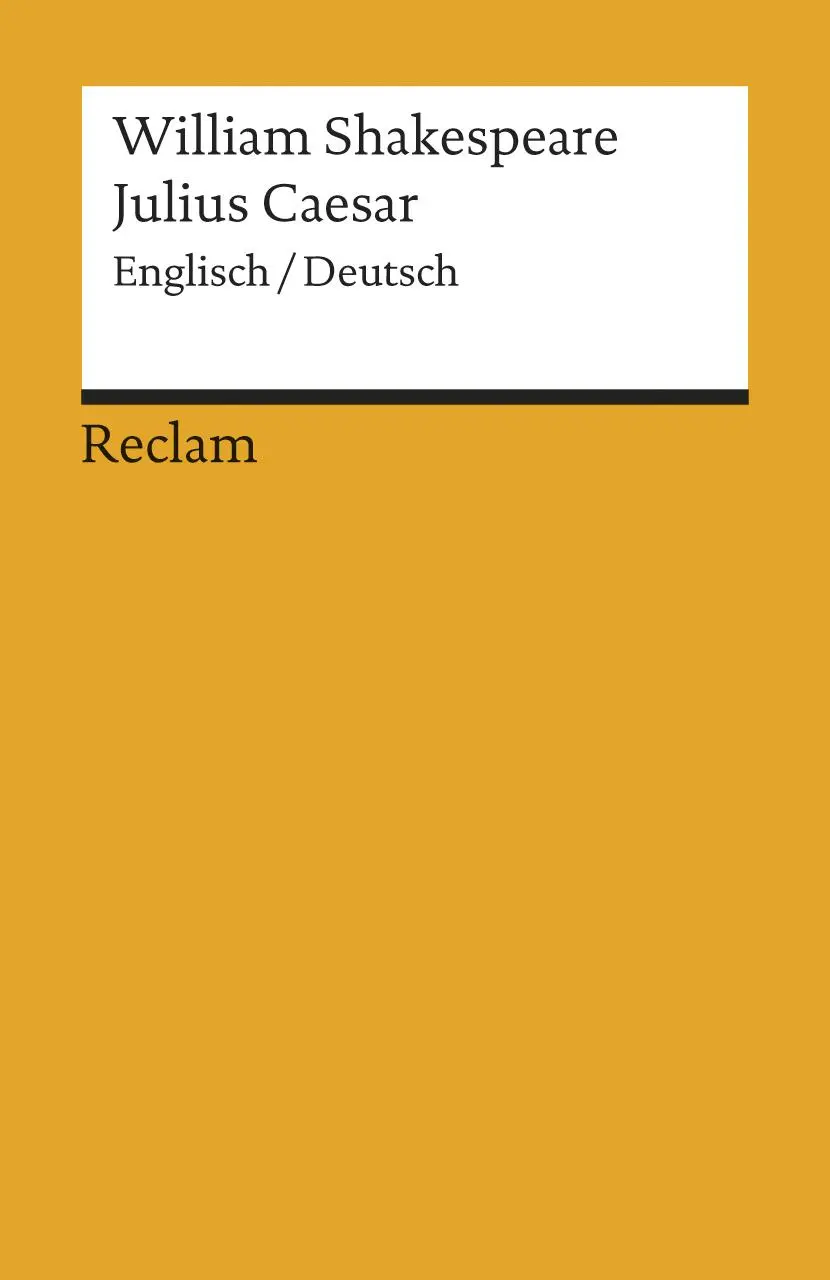 Cover: 9783150098165 | Julius Caesar | William Shakespeare | Taschenbuch | 271 S. | Deutsch