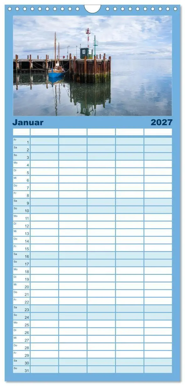 Bild: 9783594308165 | Familienplaner 2027 - Sylt süchtig mit 5 Spalten (Wandkalender, 21...