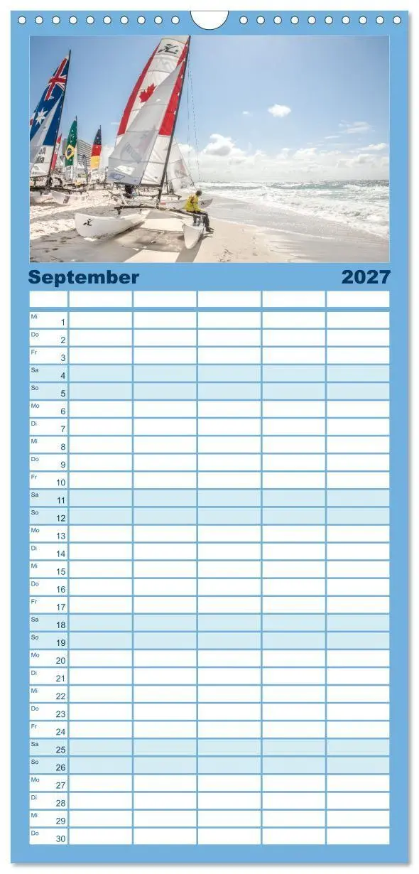 Bild: 9783594308165 | Familienplaner 2027 - Sylt süchtig mit 5 Spalten (Wandkalender, 21...