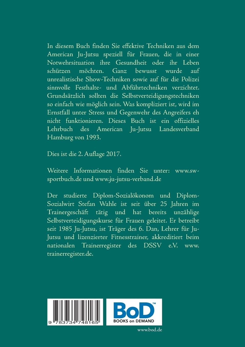 Rückseite: 9783734748165 | American Ju-Jutsu Spezialtechniken für Frauen | Stefan Wahle | Buch