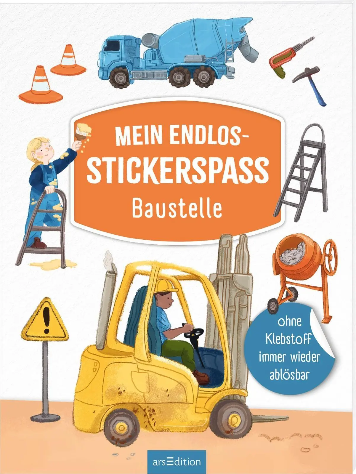 Cover: 9783845868165 | Mein Endlos-Stickerspaß - Baustelle | Rosie Butcher | Taschenbuch