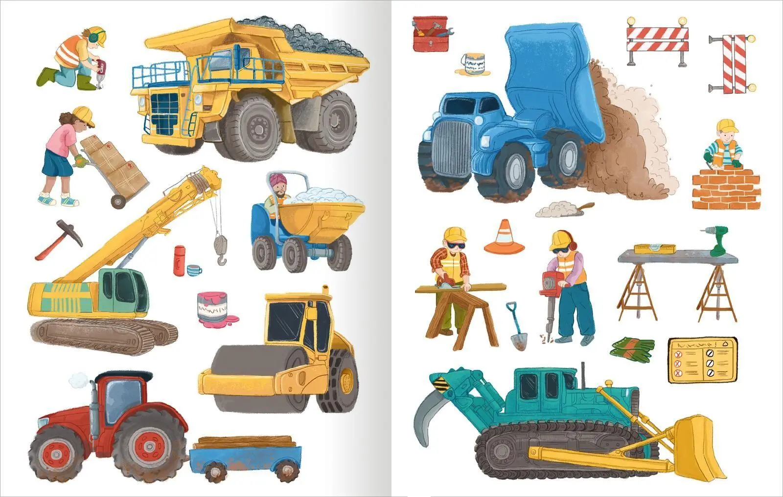 Bild: 9783845868165 | Mein Endlos-Stickerspaß - Baustelle | Rosie Butcher | Taschenbuch