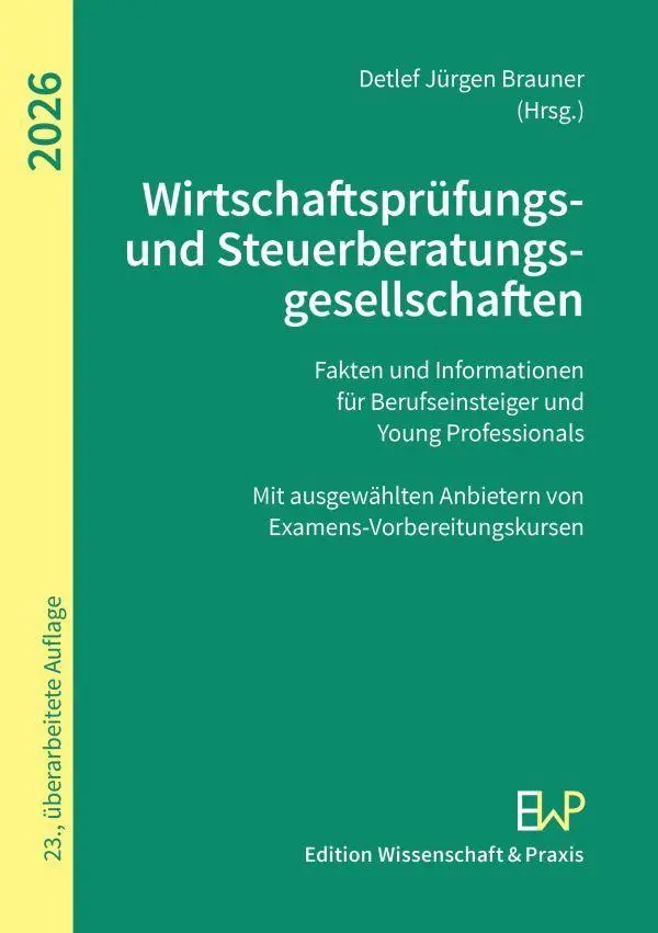 Cover: 9783896738165 | Wirtschaftsprüfungs- und Steuerberatungsgesellschaften 2026 | Brauner