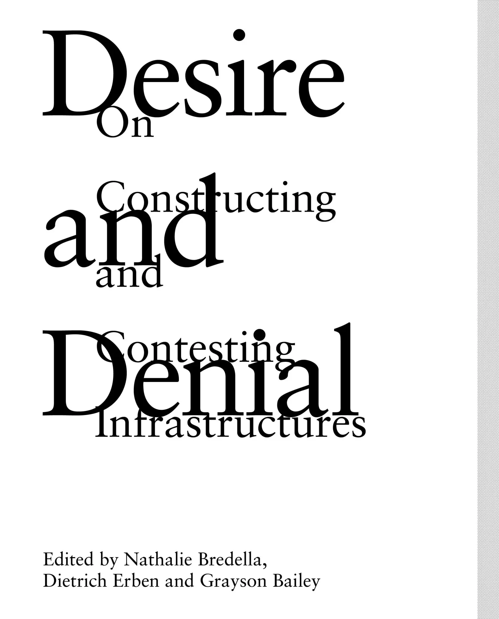 Cover: 9783954768165 | Desire and Denial | Dietrich Erben Nathalie Bredella | Taschenbuch