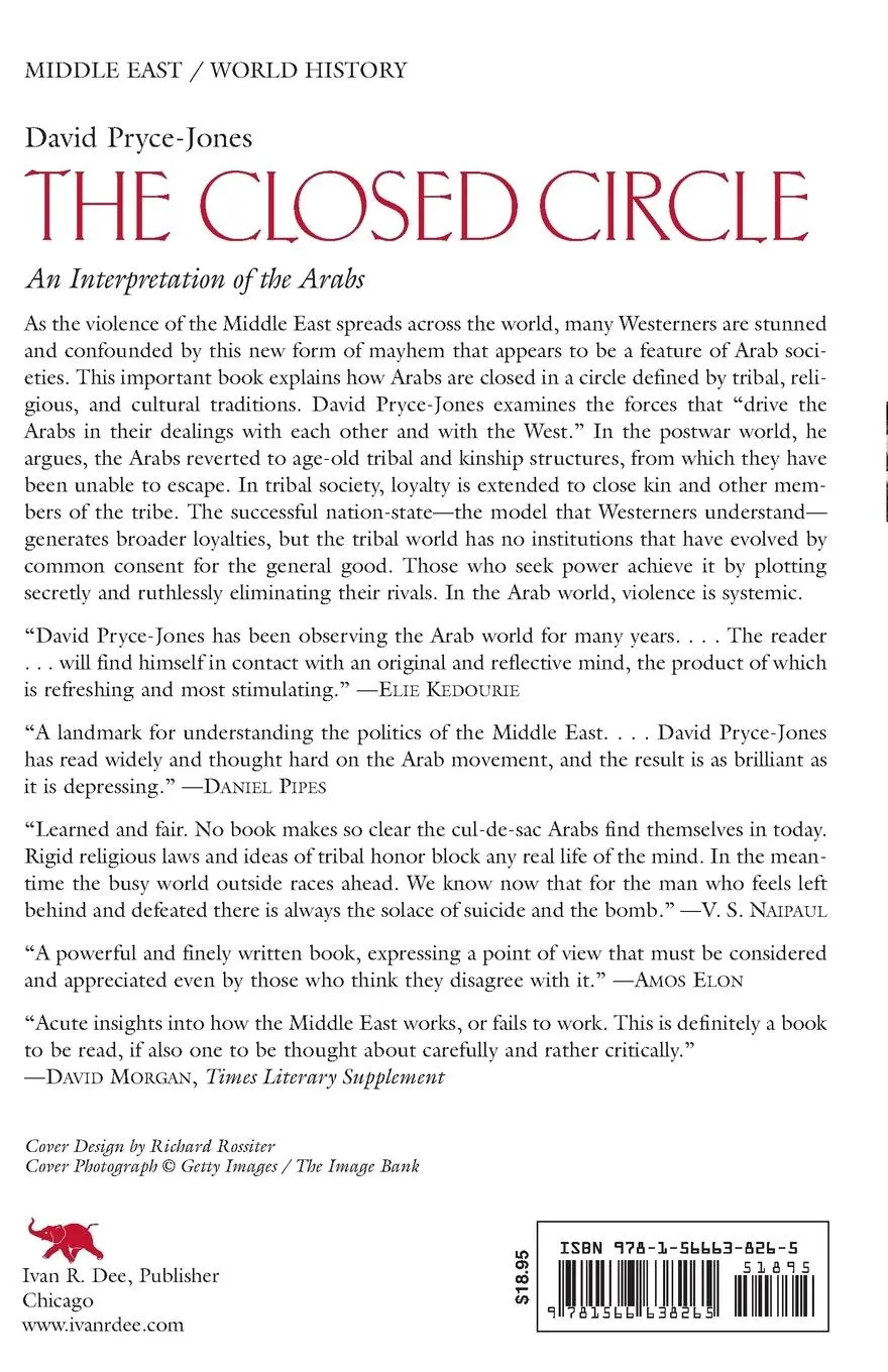 Rückseite: 9781566638265 | The Closed Circle | An Interpretation of the Arabs | David Pryce-Jones