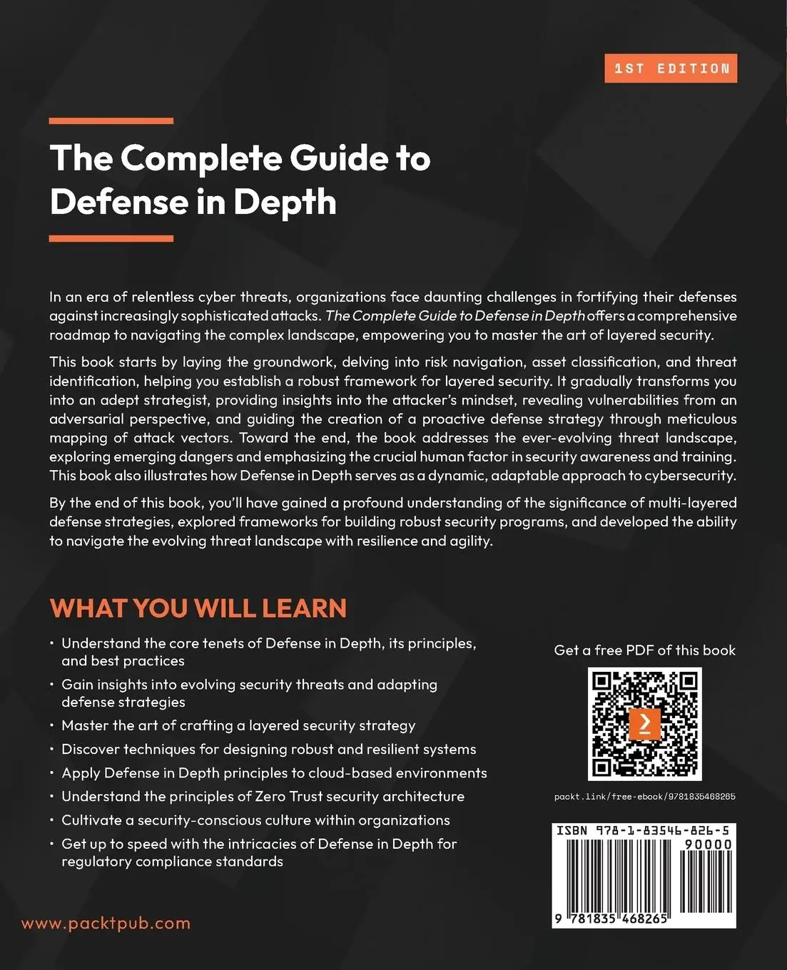 Rückseite: 9781835468265 | The Complete Guide to Defense in Depth | Akash Mukherjee | Taschenbuch