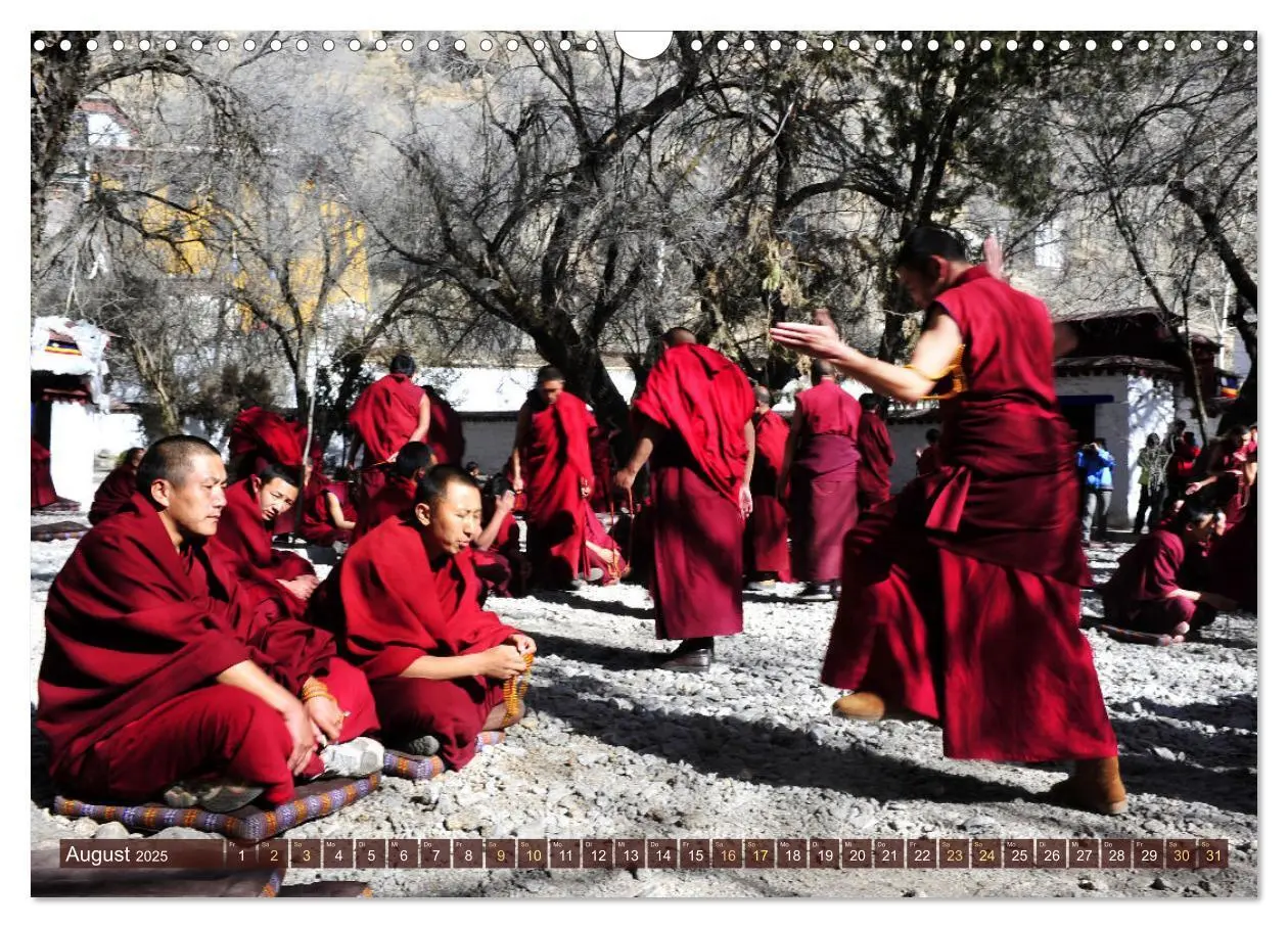 Bild: 9783383978265 | Tibet bewegt (Wandkalender 2025 DIN A3 quer), CALVENDO Monatskalender