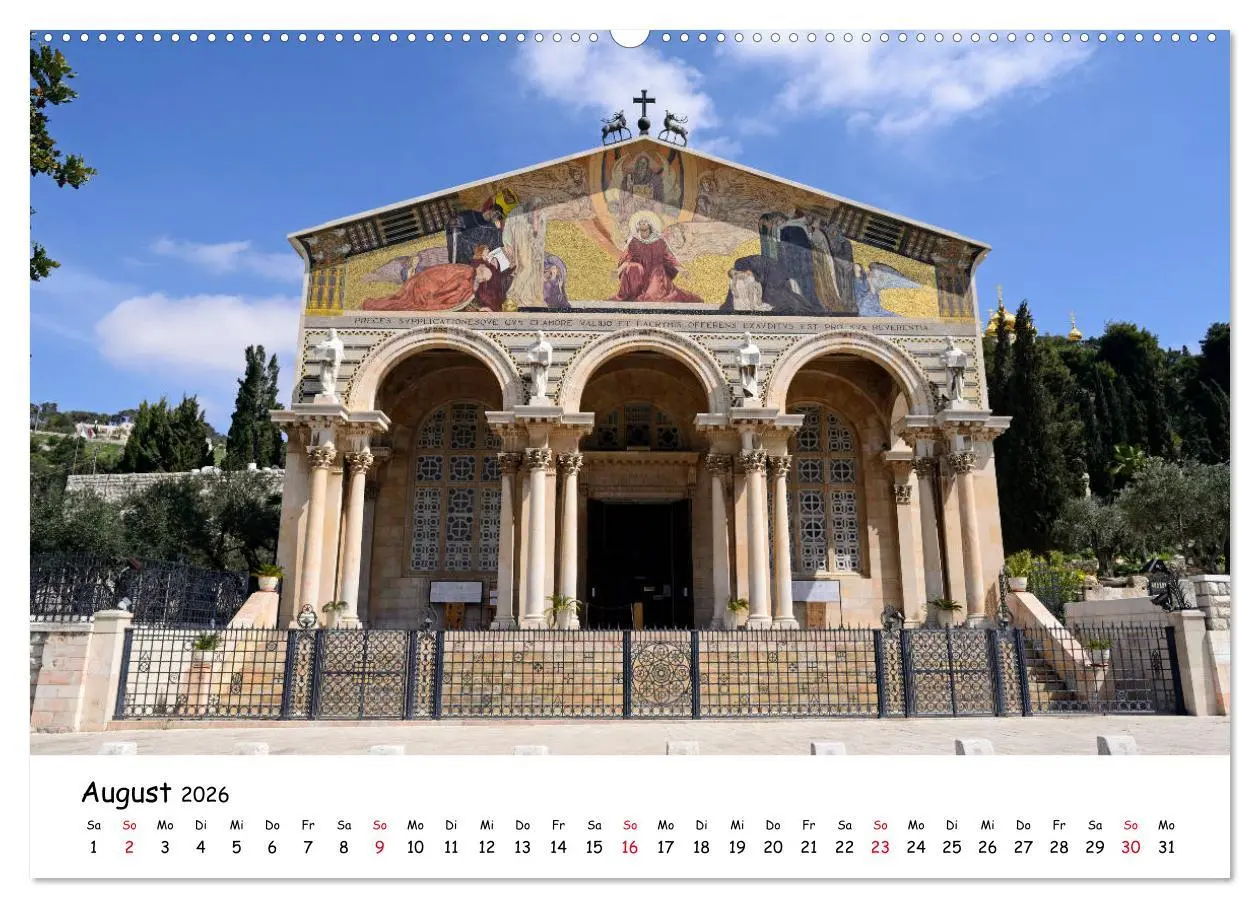Bild: 9783457778265 | Traumziel Israel (Wandkalender 2026 DIN A2 quer), CALVENDO...