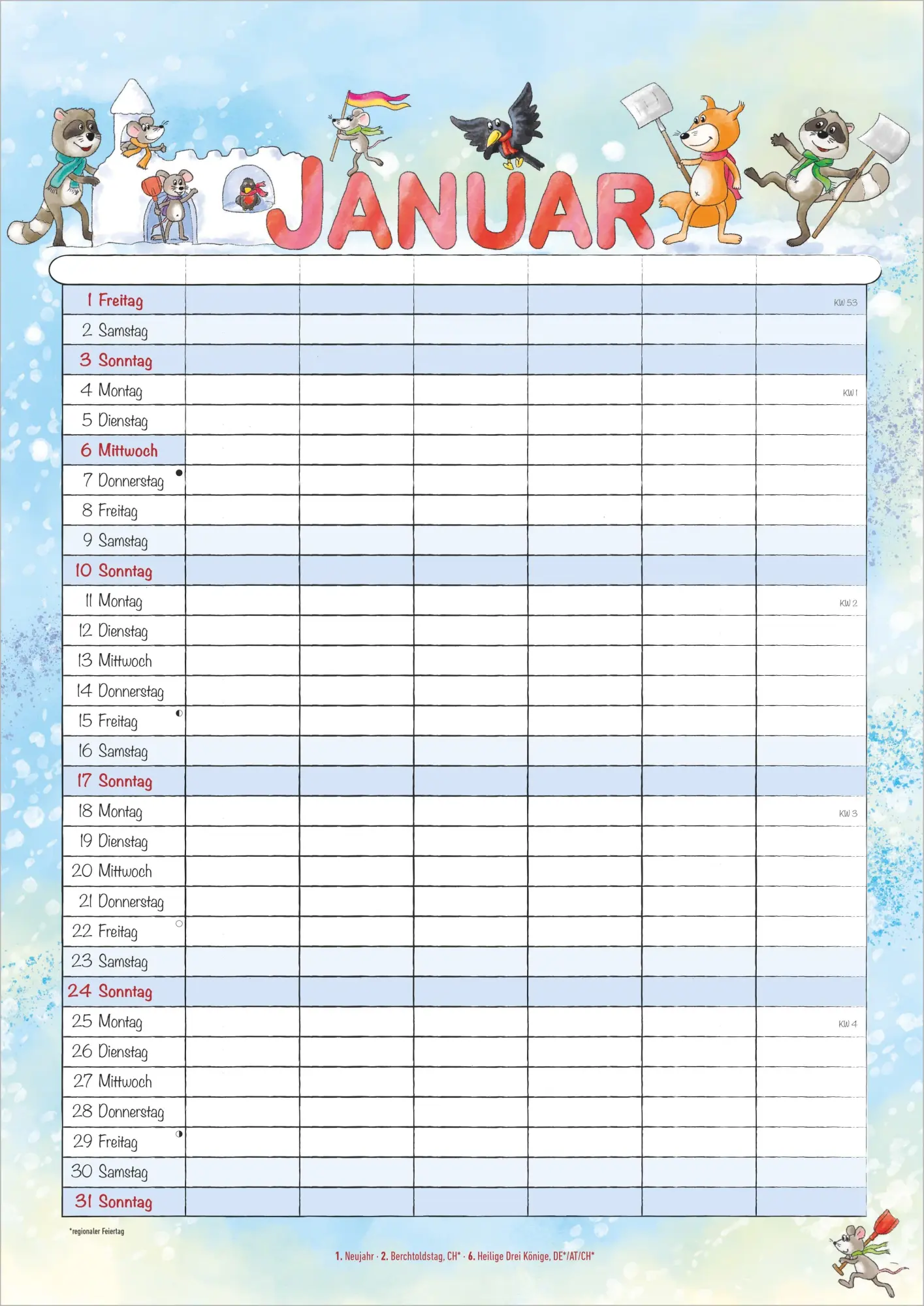 Bild: 4069095018365 | Familienplaner Cartoon 2027 | Neumann Verlage GmbH &amp; Co KG | Kalender