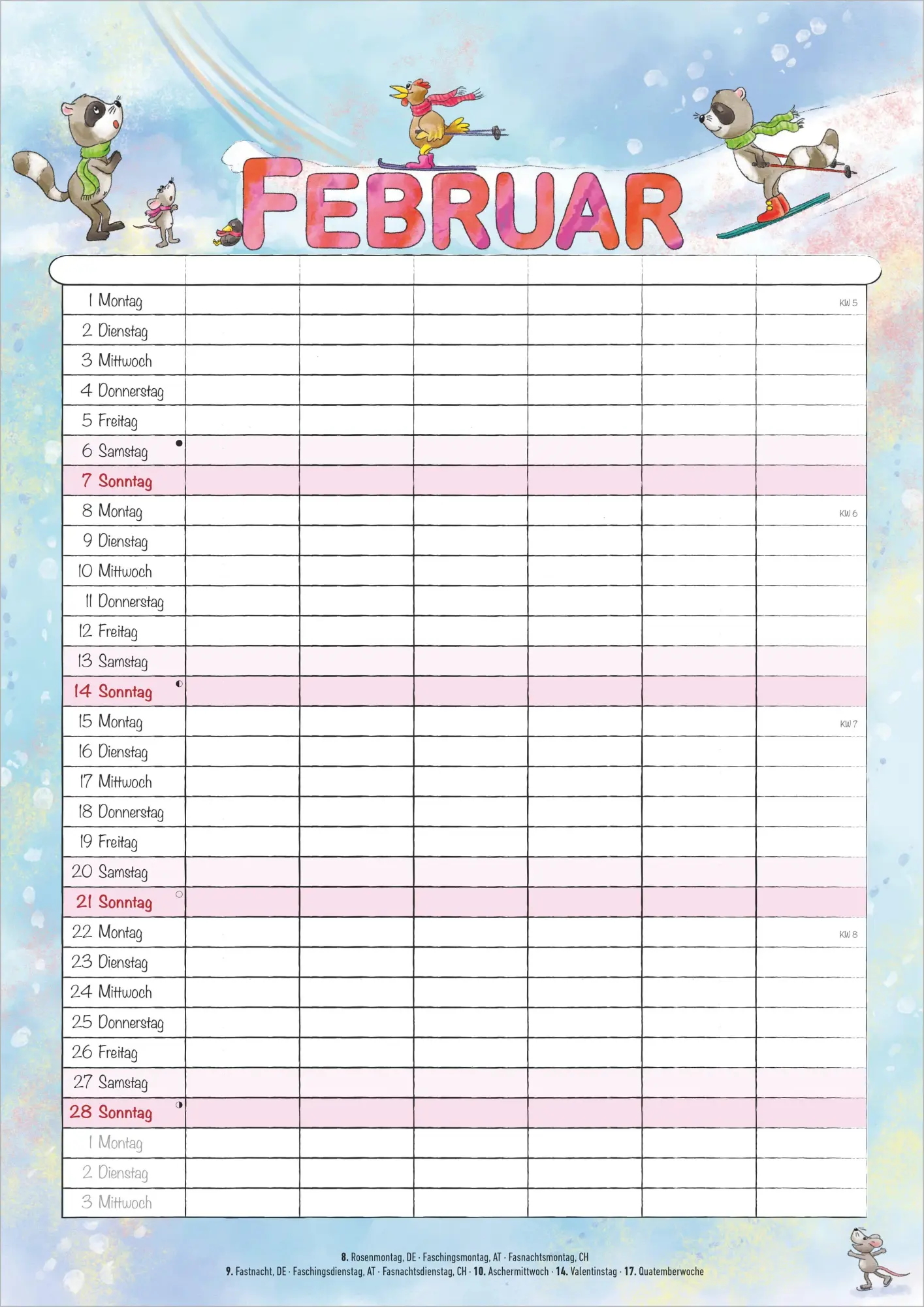 Bild: 4069095018365 | Familienplaner Cartoon 2027 | Neumann Verlage GmbH &amp; Co KG | Kalender