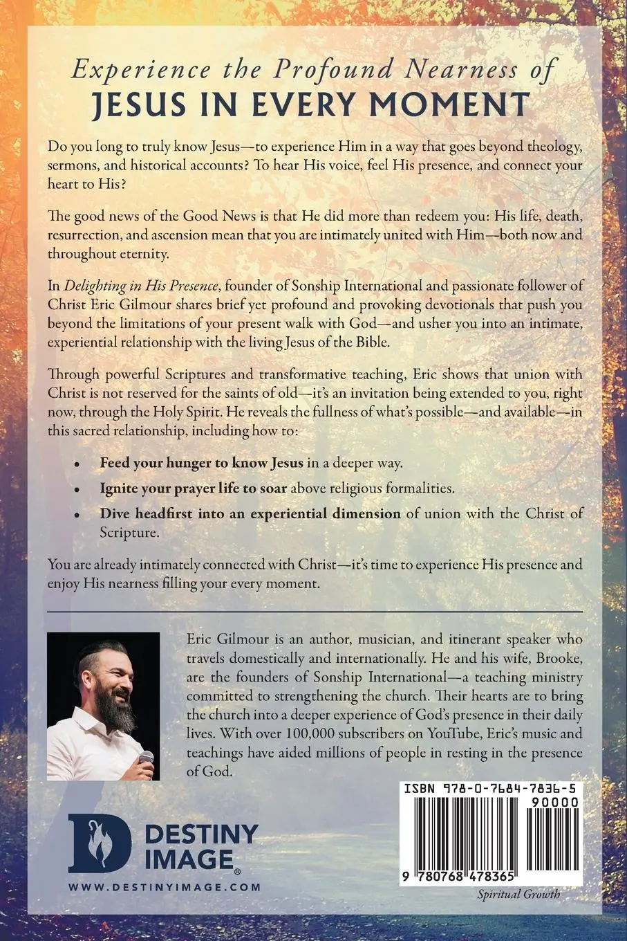 Rückseite: 9780768478365 | Delighting in His Presence | Eric Gilmour | Taschenbuch | Englisch