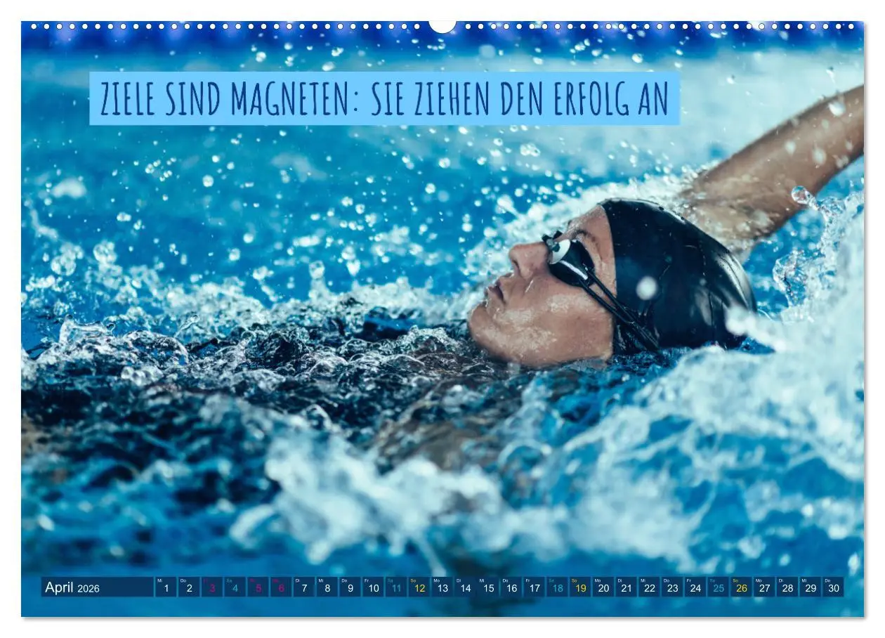 Bild: 9783457528365 | Schwimmen und SUP Begleitet mit coolen Sprüchen (Wandkalender 2026...