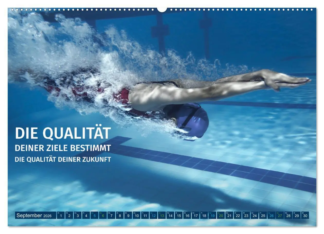 Bild: 9783457528365 | Schwimmen und SUP Begleitet mit coolen Sprüchen (Wandkalender 2026...