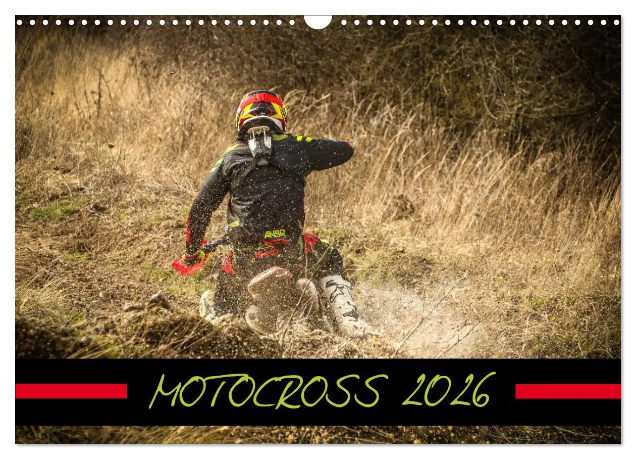 Cover: 9783457768365 | MOTOCROSS 2026 (Wandkalender 2026 DIN A3 quer), CALVENDO...