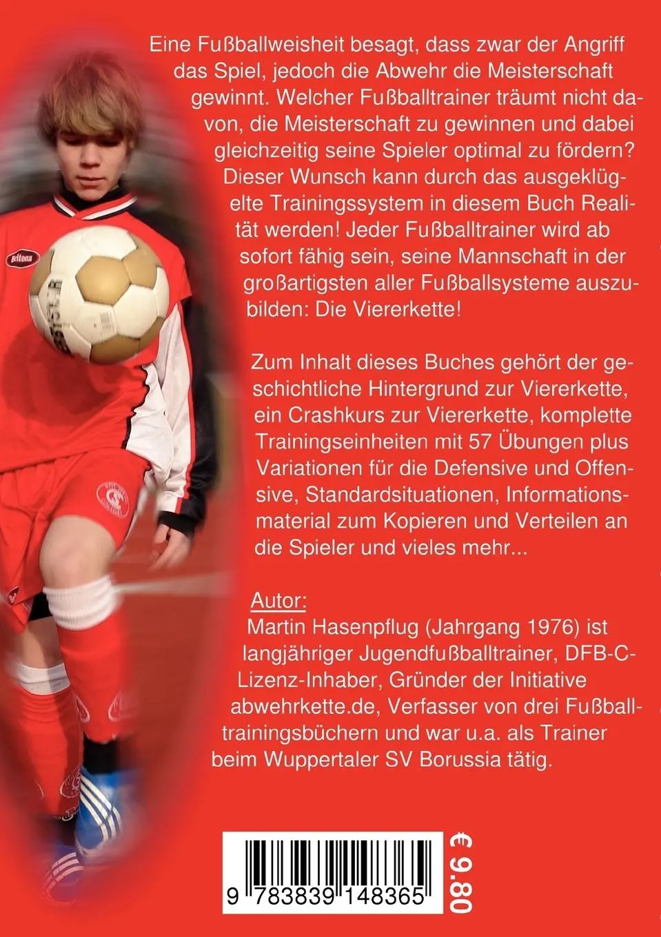 Rückseite: 9783839148365 | Spielend zur Viererkette | Zeitgemäßes Jugendfußballtraining | Buch
