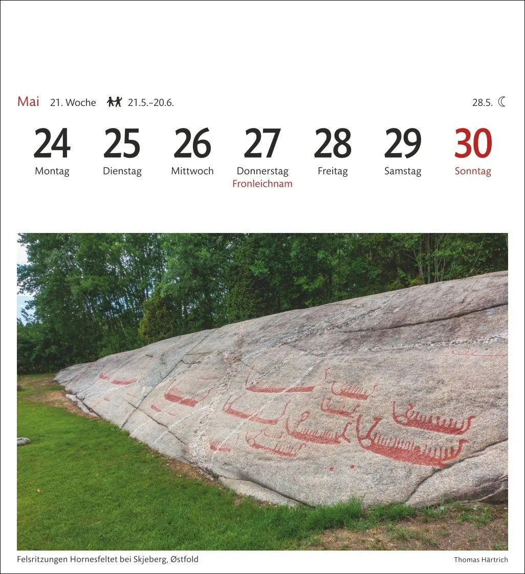 Bild: 9783840038365 | Norwegen Sehnsuchtskalender 2027 - Wochenkalender mit 53 Postkarten